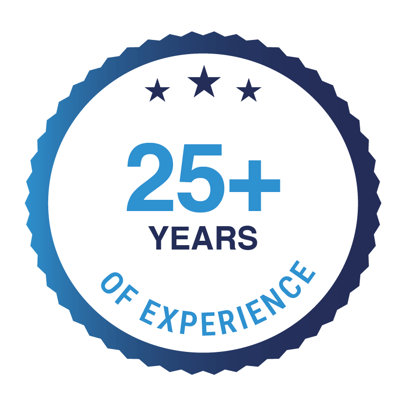 25+ Years Of Experience