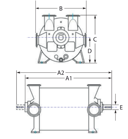 Drawing High-Efficiency Liquid Ring Vacuum Pumps